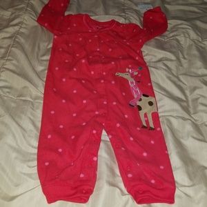 NWT micro fleece footless pajamas sz 18 mths